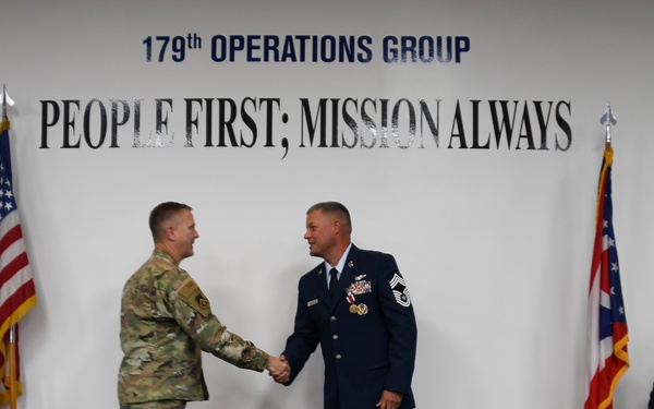 Chief Master Sgt. Josh Blakley retirement