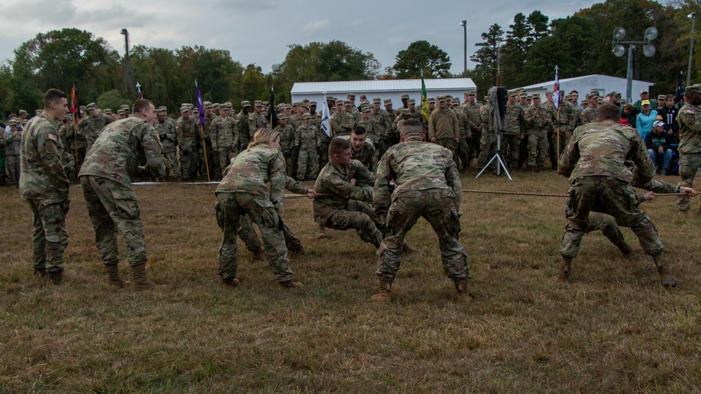 2nd Brigade Army ROTC Ranger Challenge tug of war event