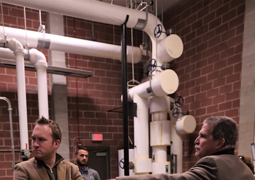 Senator McConnell staffer briefed on successful post-wide energy test, program