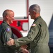 Senior Master Sgt. Dennis Folk fini flight after 35 years of service and 9700+ hours flying