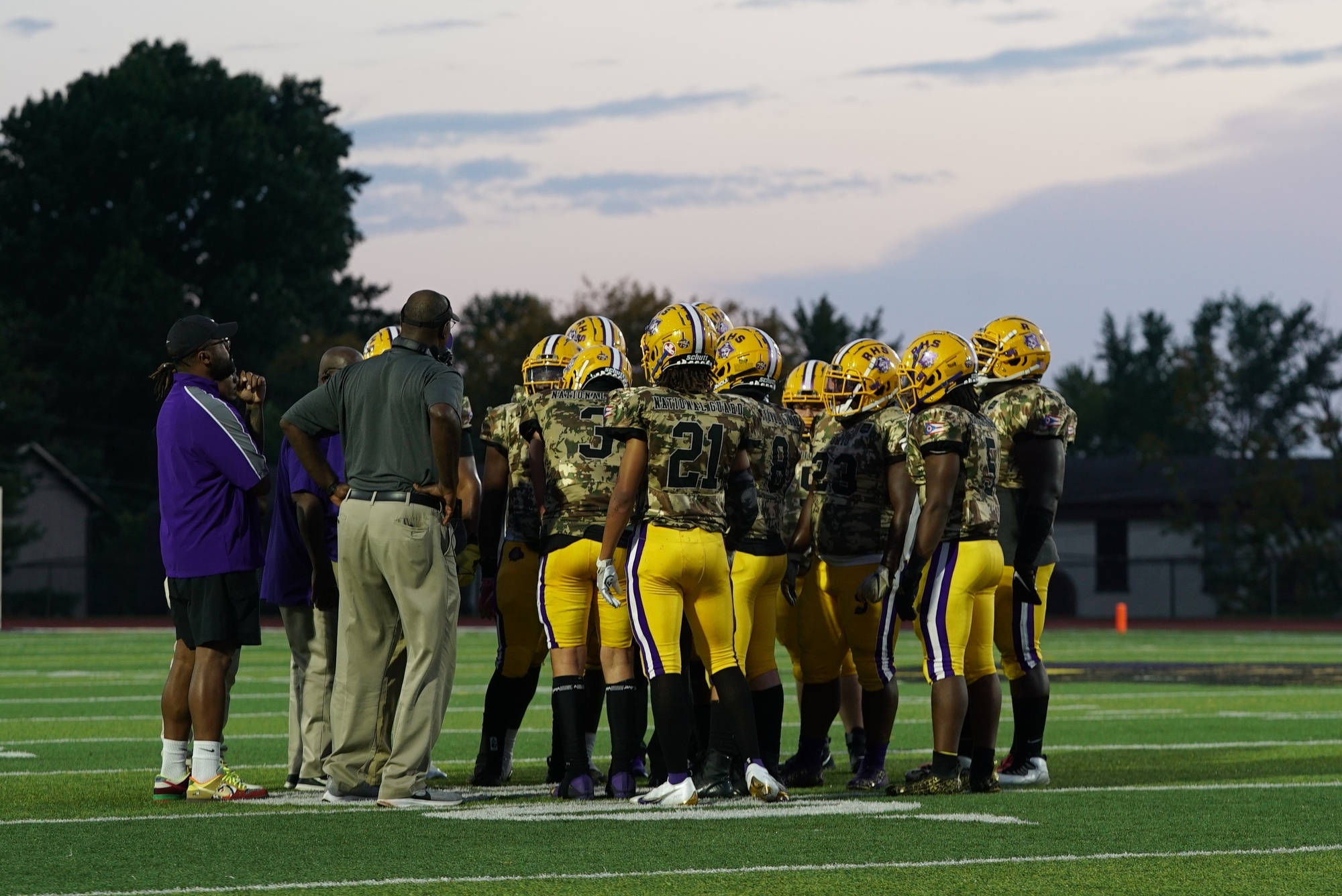 Football teams across Ohio to wear camouflage jerseys in honor of