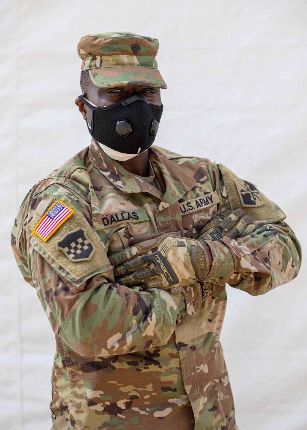 58th EMIB Soldiers support Six Flags America Mass Vaccination Site