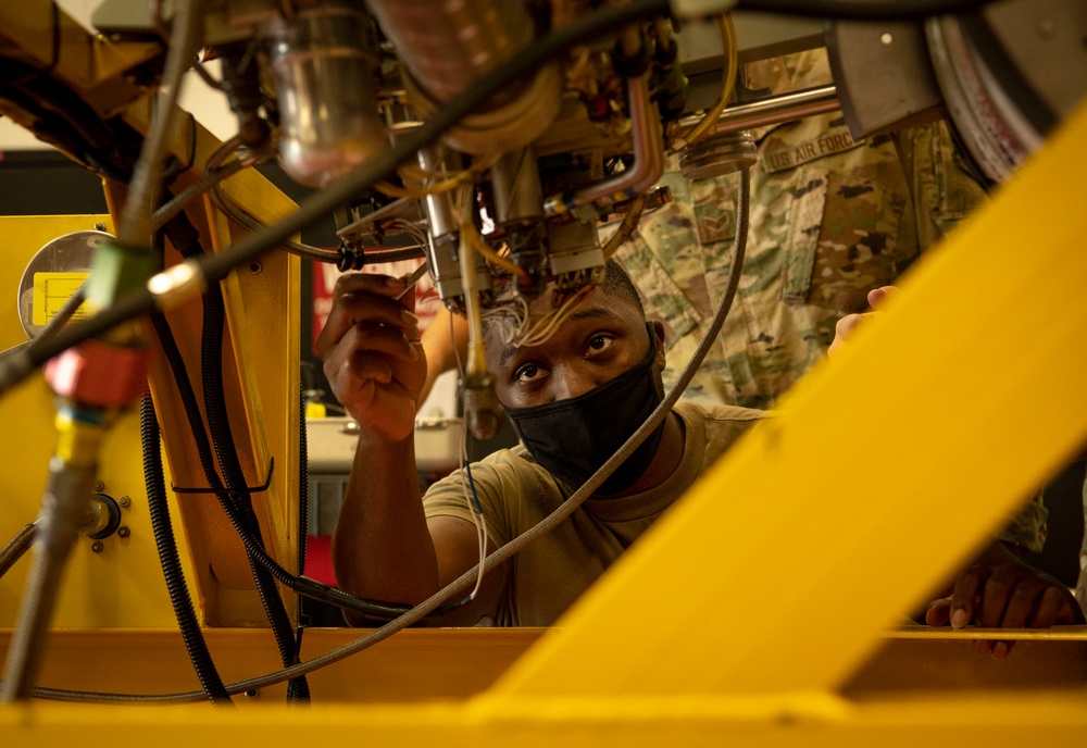 The Air Force’s first refueling pod centralized repair facility