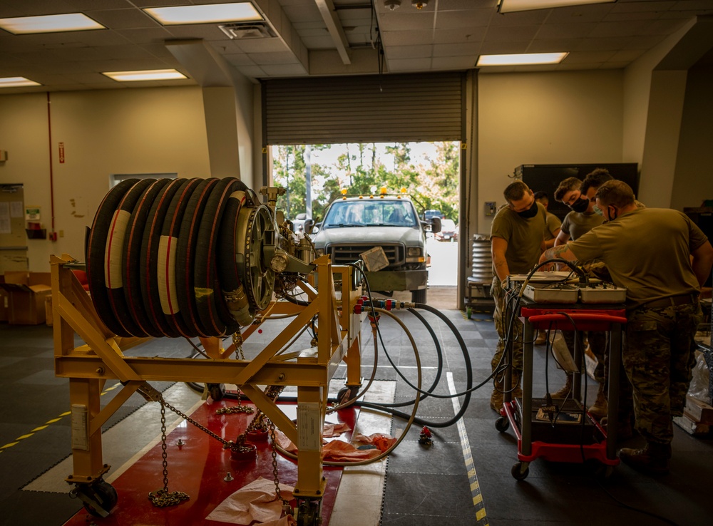 The Air Force’s first refueling pod centralized repair facility