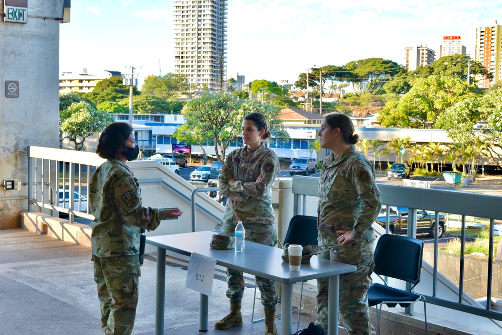 AFROTC career day at the University of Hawaii at Mānoa