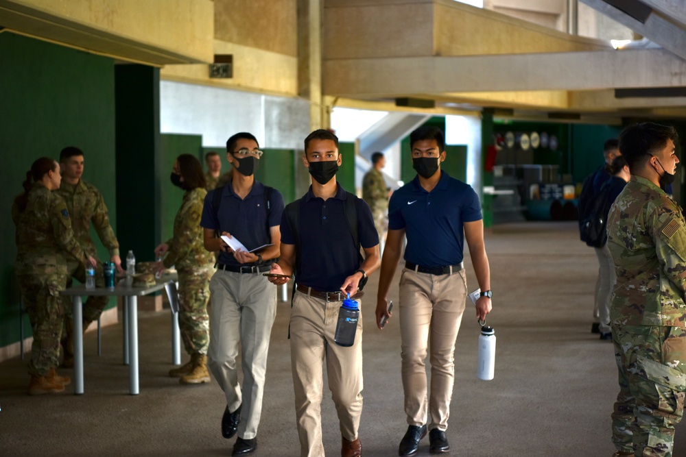 AFROTC career day at the University of Hawaii at Mānoa