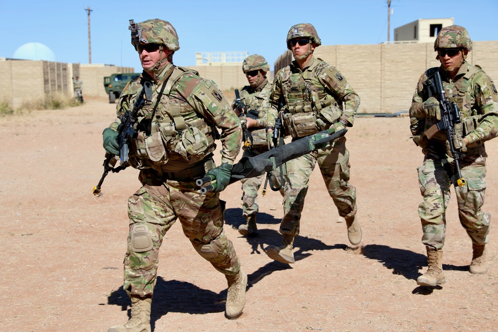 Soldiers train for deployment at Fort Bliss