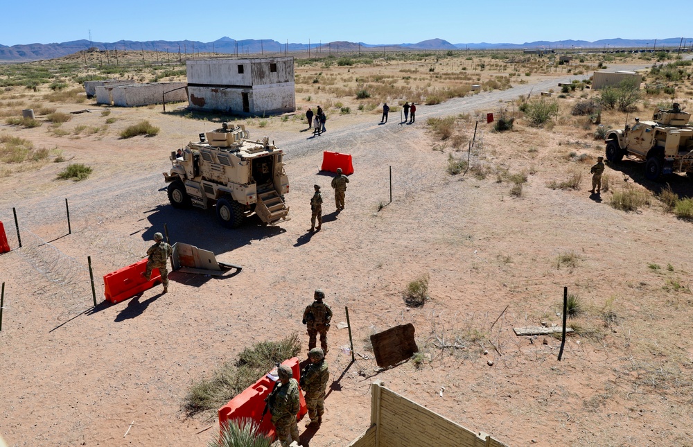 Soldiers train for deployment at Fort Bliss