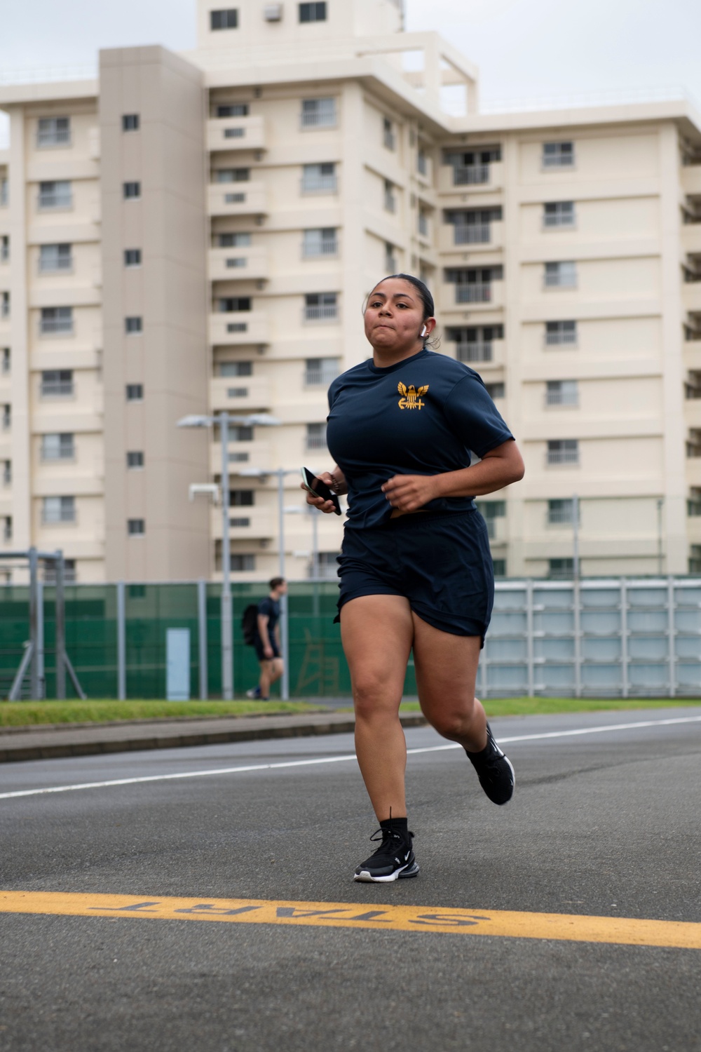 Blue Ridge Sailors Participate in the 2021 Fall Physical Readiness Test