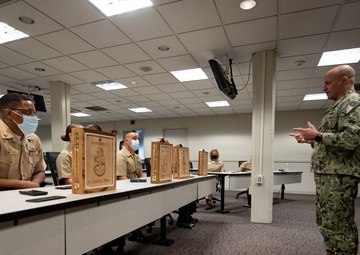 MCPON Russell Smith conducts fleet engagement at Navy Talent Acquisition Group New England