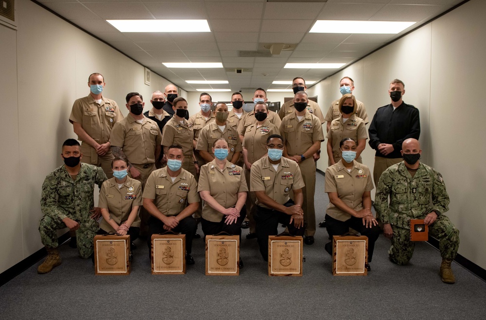 MCPON Russell Smith conducts fleet engagement at Navy Talent Acquisition Group New England