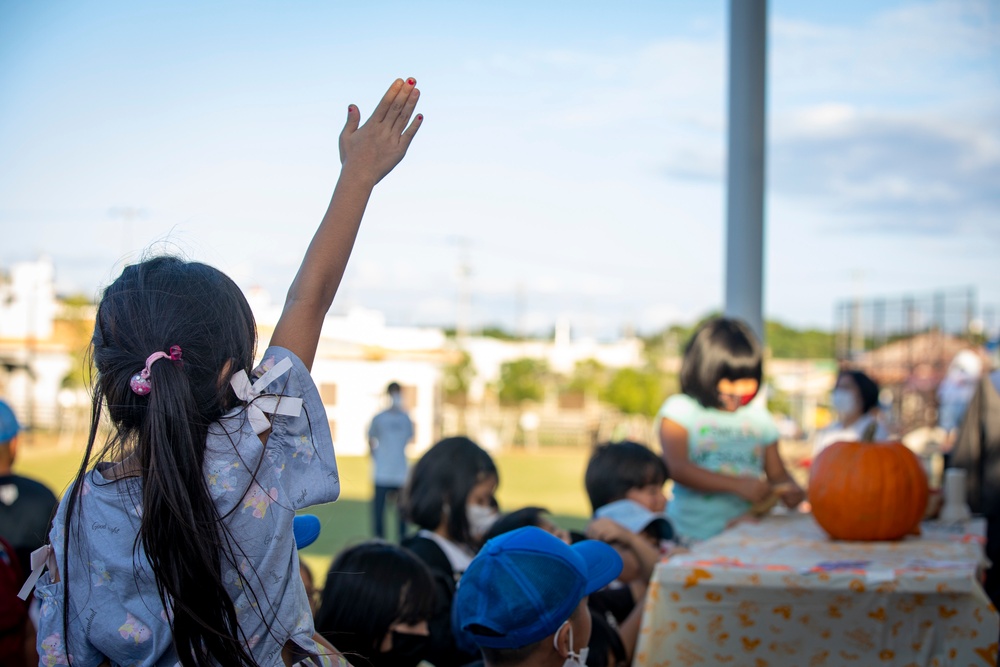 Cultural exchange Halloween event with Bechtel and Kawasaki Elementary School