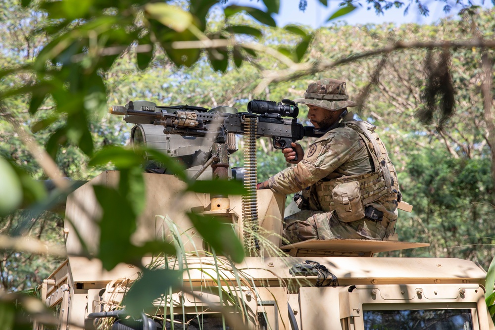 25th ID Soldiers anticipate enemy contact during JPMRC rotation 22-01