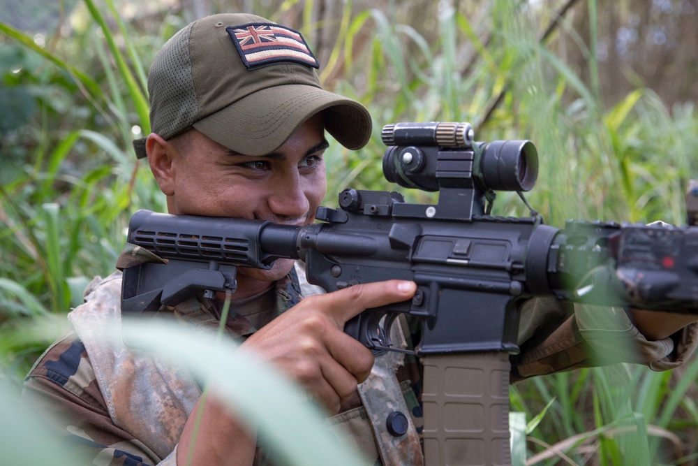 25th ID Soldiers anticipate enemy contact during JPMRC rotation 22-01