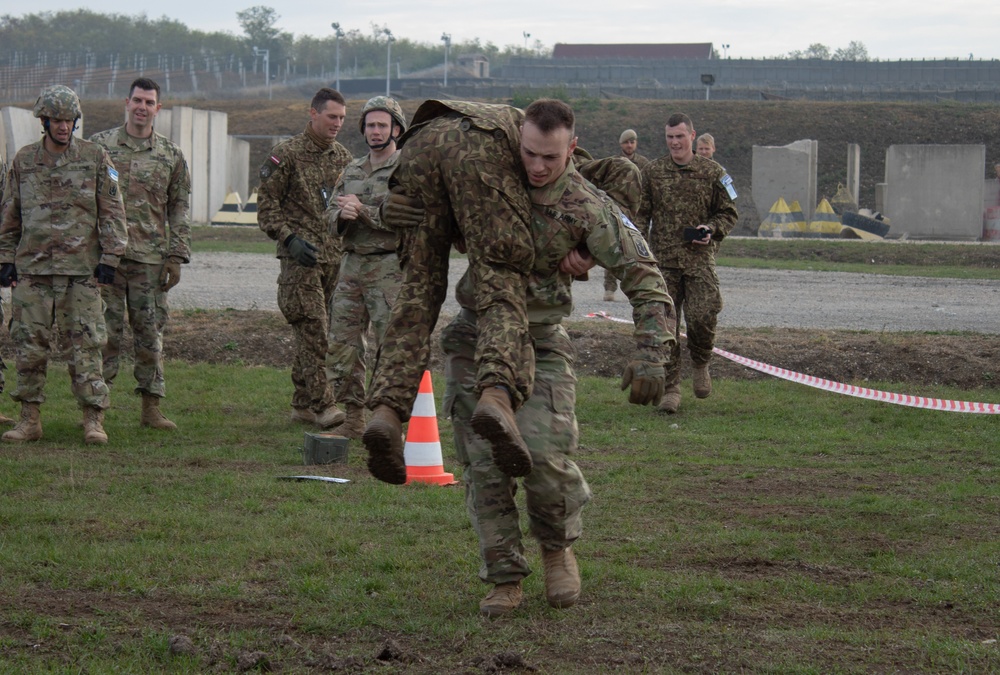 U.S. Soldiers and Multinational Partners Compete in Best Squad Competition