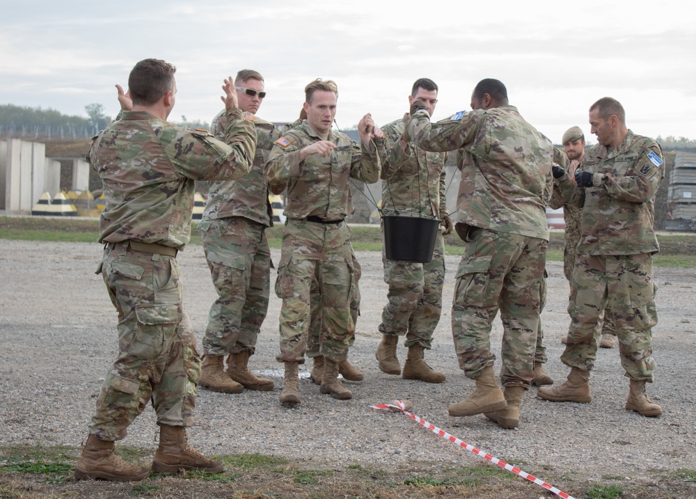 U.S. Soldiers and Multinational Partners Compete in Best Squad Competition