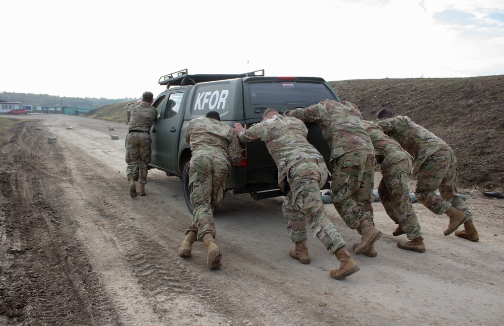 U.S. Soldiers and Multinational Partners Compete in Best Squad Competition