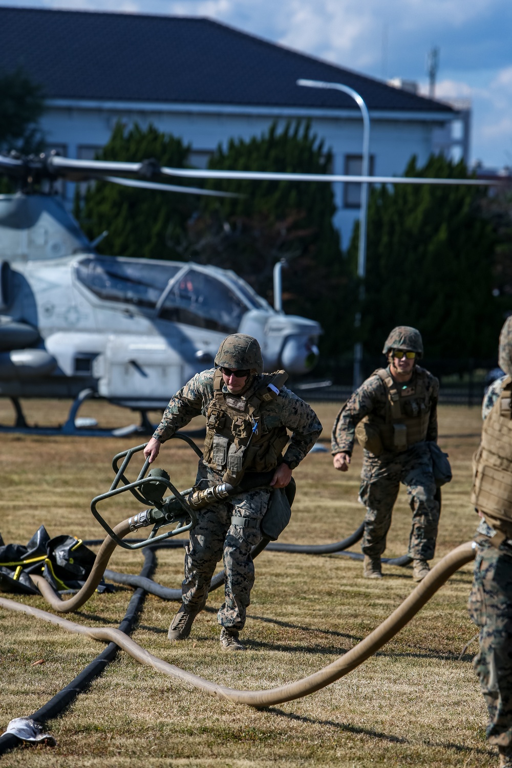 Exercise Active Shield 2021: Marine Wing Support Squadron 171 conducts hot refueling