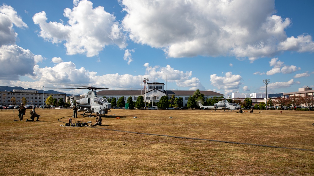 Exercise Active Shield 2021: Marine Wing Support Squadron 171 conducts hot refueling