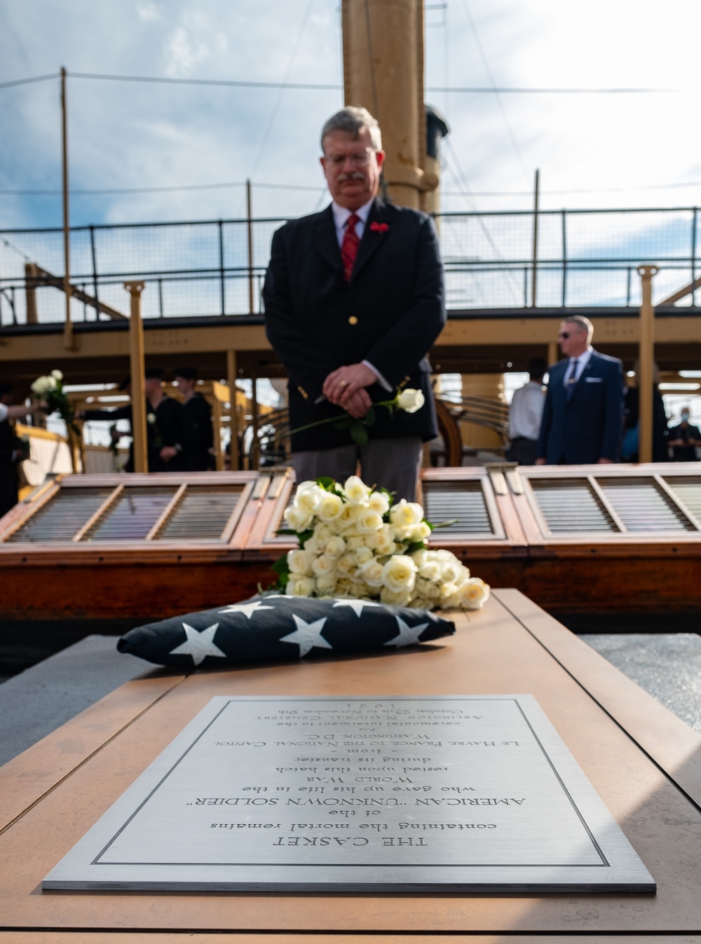 Tomb Of The Unknown Solider Centennial Aboard USS Olympia