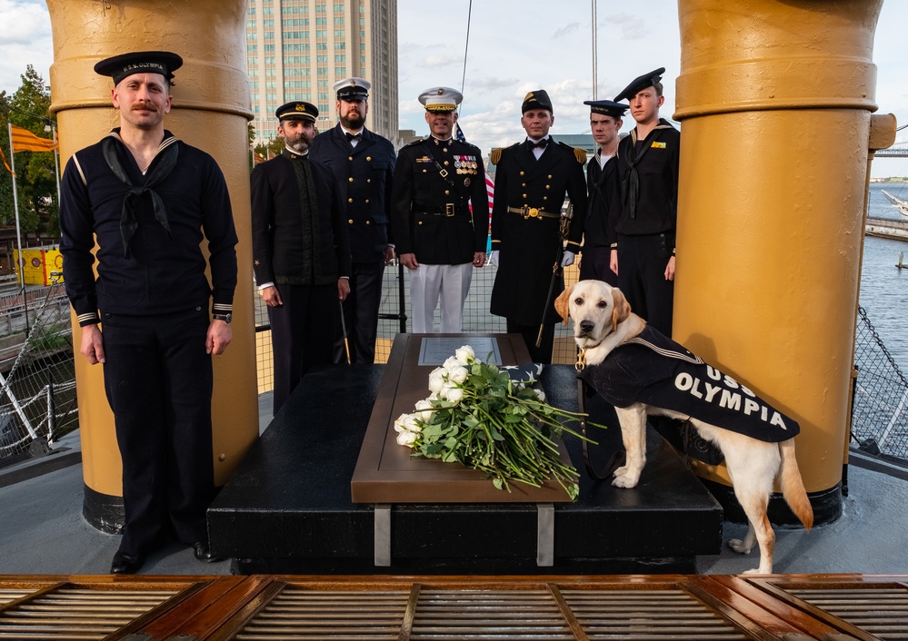 Tomb Of The Unknown Solider Centennial Aboard USS Olympia