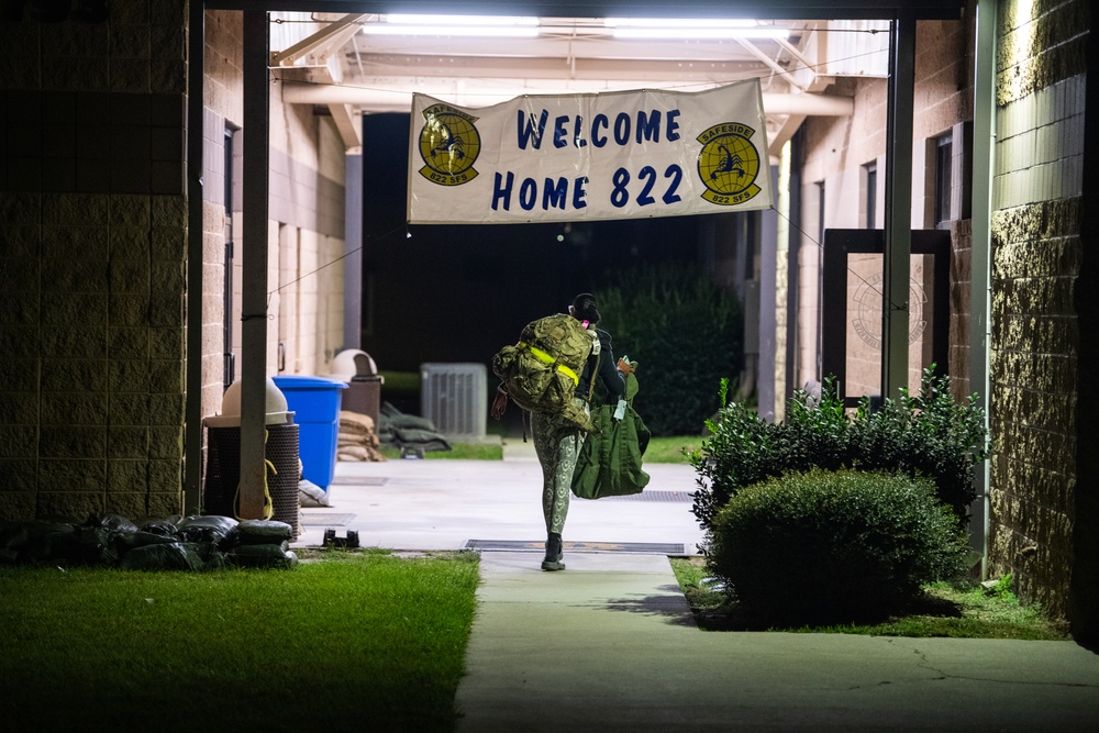 820th BDG Airmen Return from Operation Allies Welcome