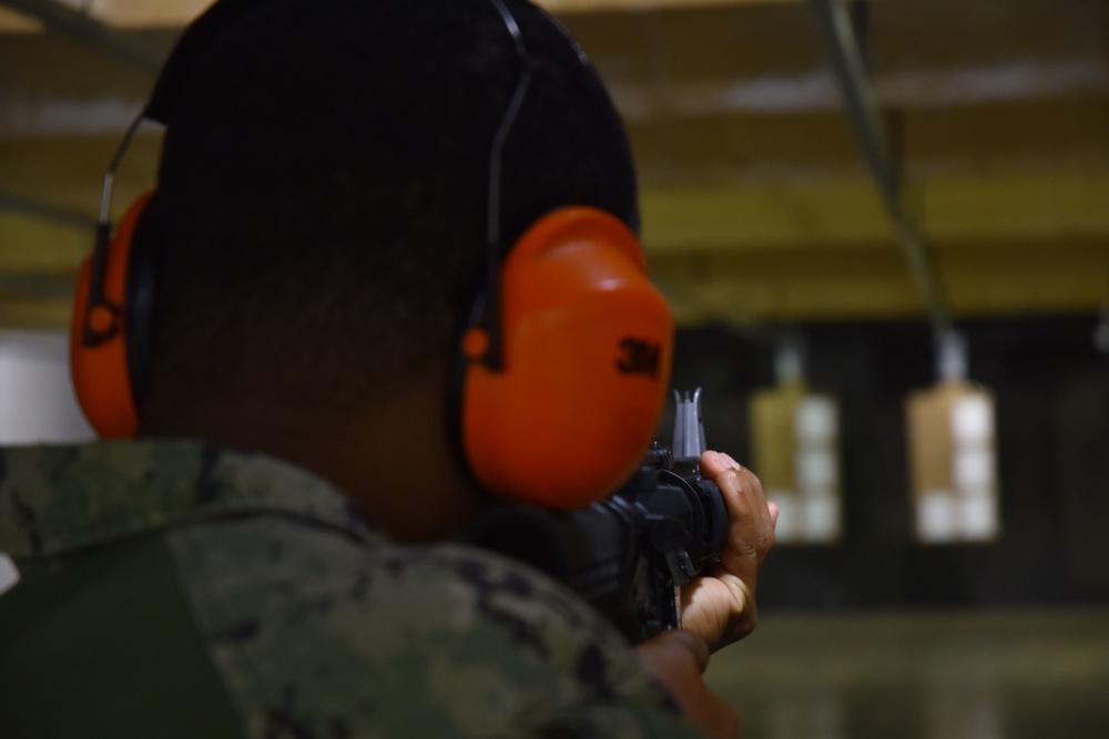 Navy Firearms qualification course