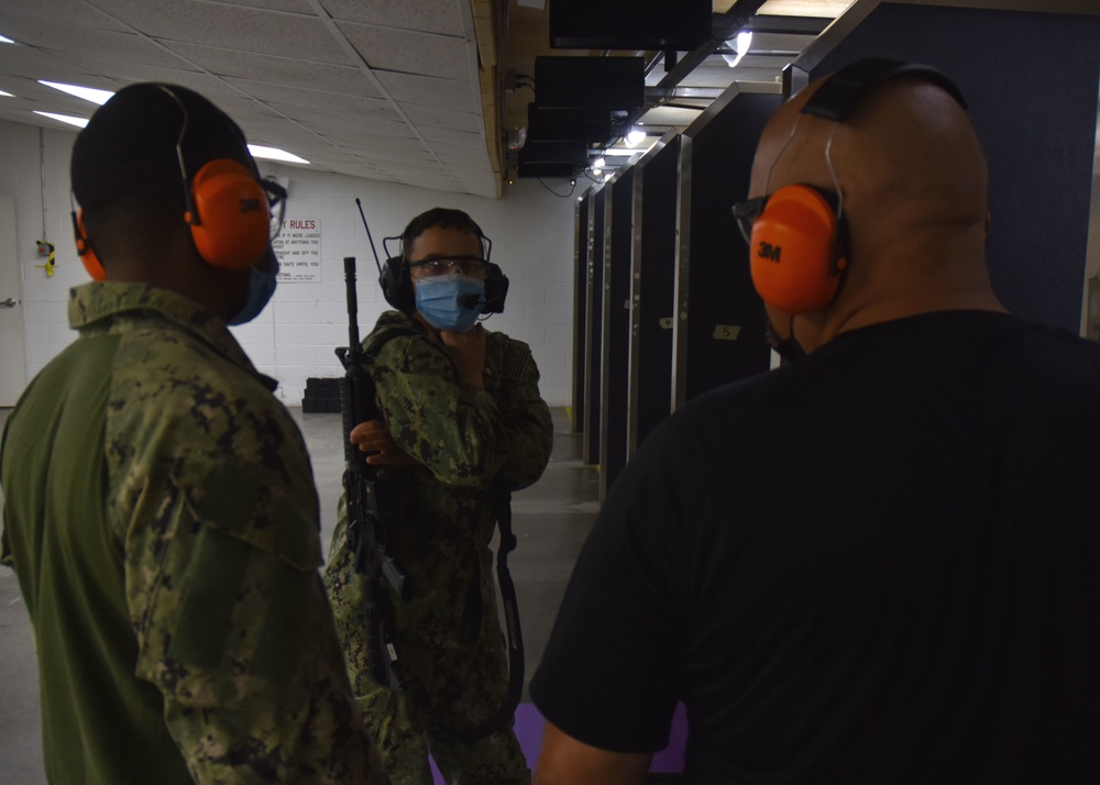 Navy Firearms qualification course