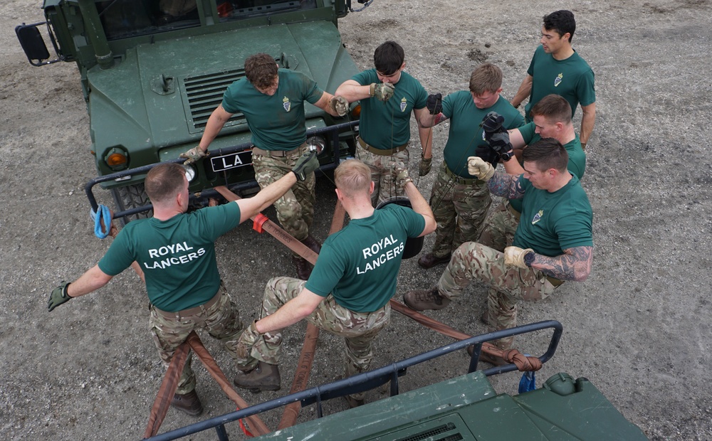 United States and Multinational Partners Compete in Best Squad Competition