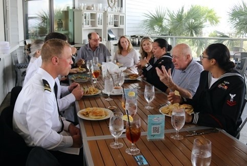 James E. Williams Sailors Visit South Carolina, Reconnect with Namesake's Family