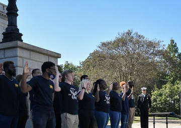 Future Sailors took Oath during Columbia Navy Week ceremony