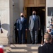 Secretary of Defense Lloyd J. Austin III hosts a bilateral exchange