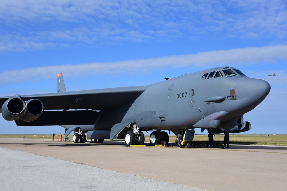 B-52 visits Sheppard AFB