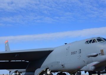 B-52 visits Sheppard AFB