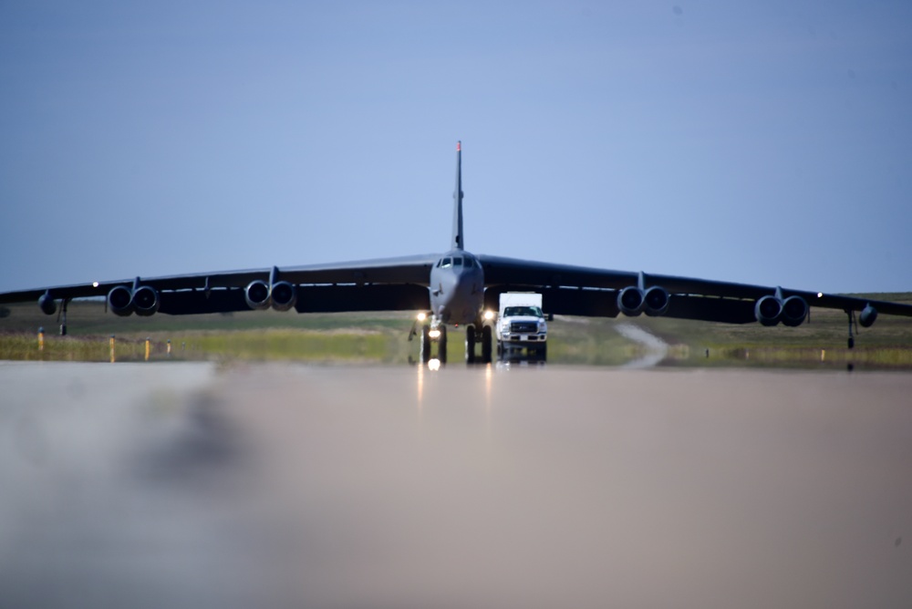 B-52 visits Sheppard AFB