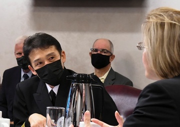 NIWDC hosts JMSDF Rear Adm. Katsushi Omachi