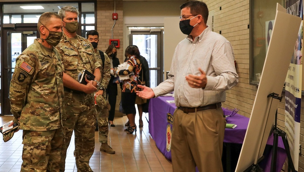 Sergeant Major of the Army sees positivity at Fort Hood, tests new app