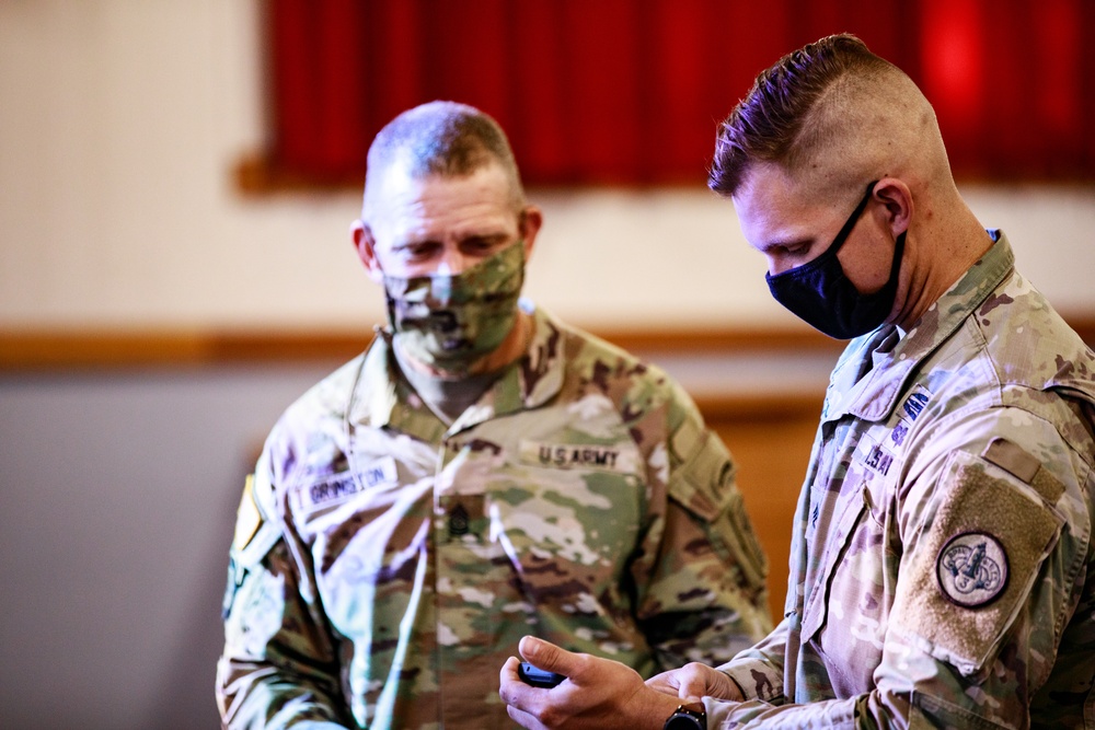 Sergeant Major of the Army sees positivity at Fort Hood, tests new app