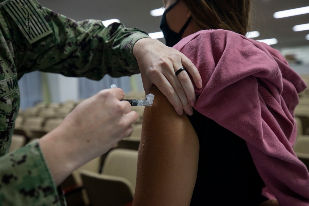 Exercise Active Shield: MCAS Iwakuni personnel receive Flu vaccine