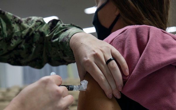 Exercise Active Shield: MCAS Iwakuni personnel receive Flu vaccine