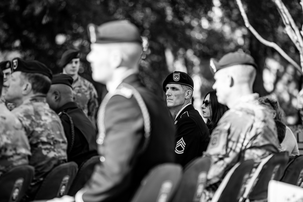 82nd Abn. Div. Retirement Ceremony