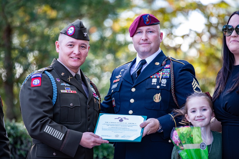 82nd Abn. Div. Retirement Ceremony