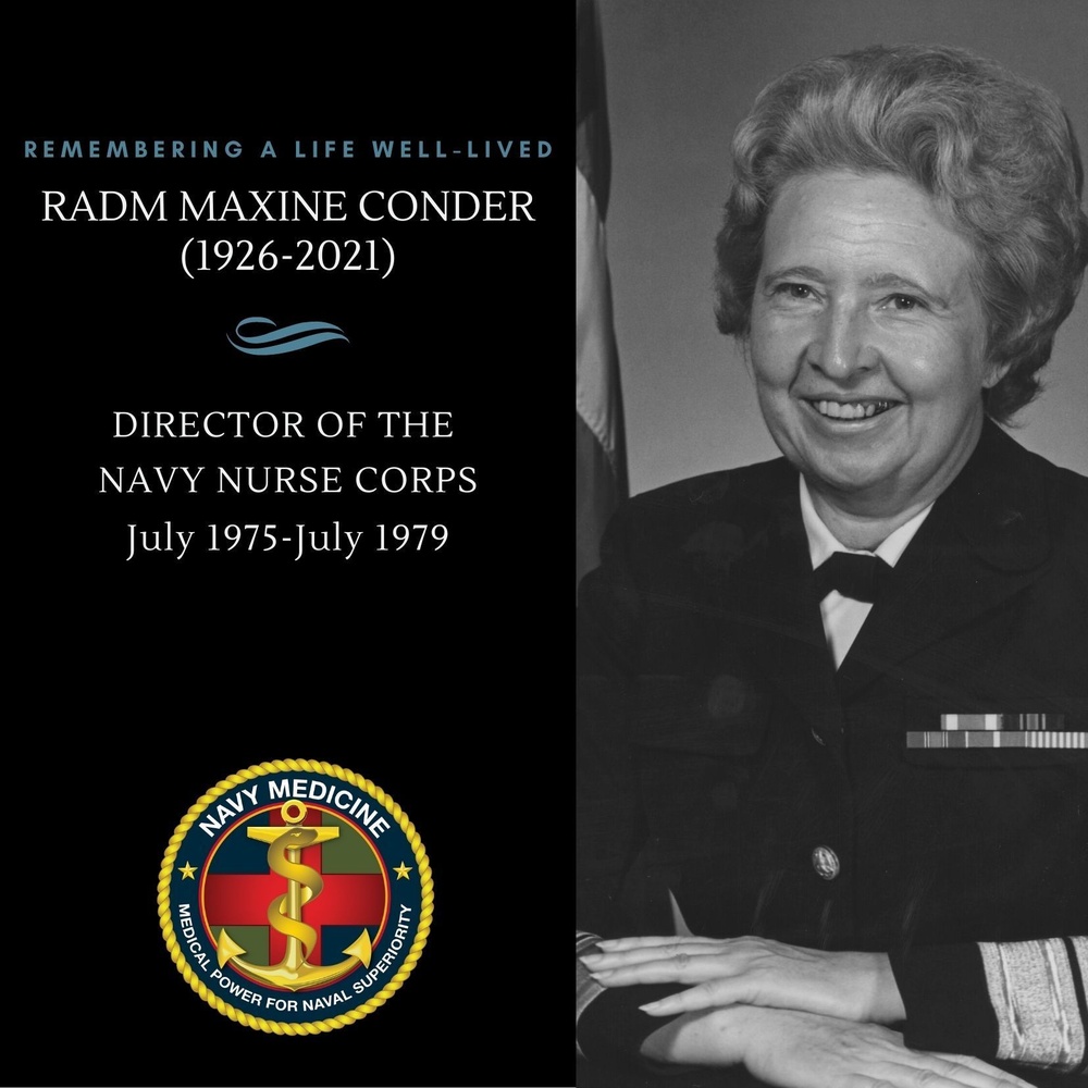 Remembering Rear Adm. Maxine Conder, Stalwart Leader of the Navy Nurse Corps (1926-2021)