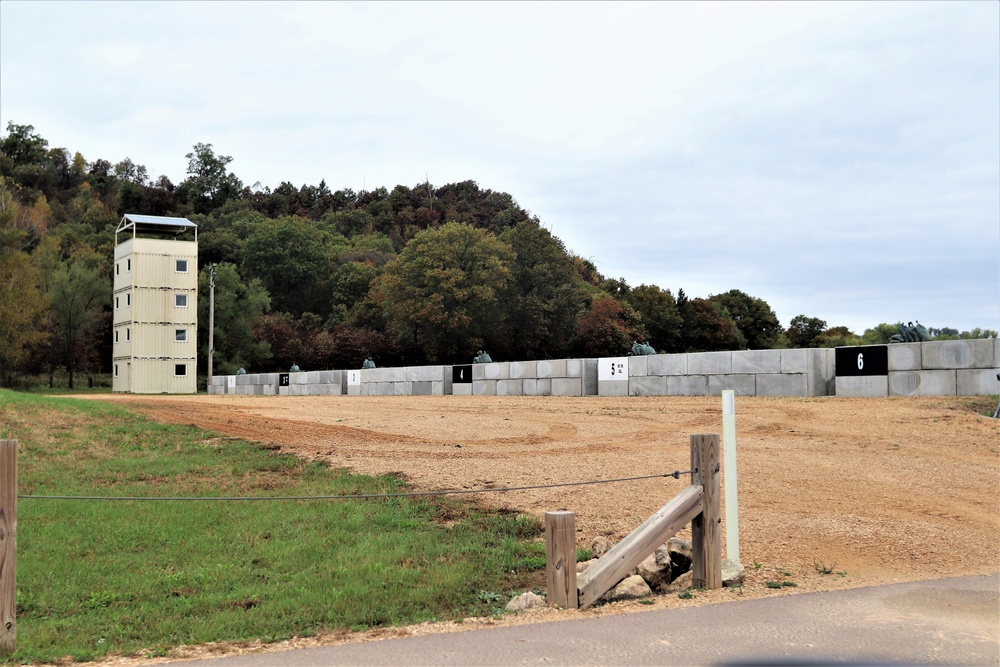 Live-fire shooting range improvements at Fort McCoy