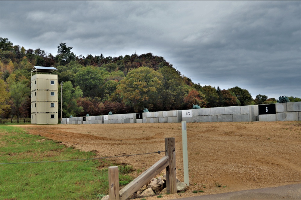 Live-fire shooting range improvements at Fort McCoy