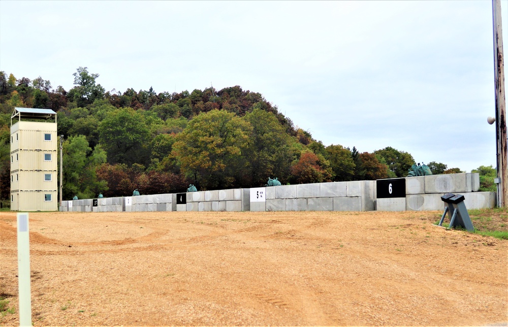 Live-fire shooting range improvements at Fort McCoy