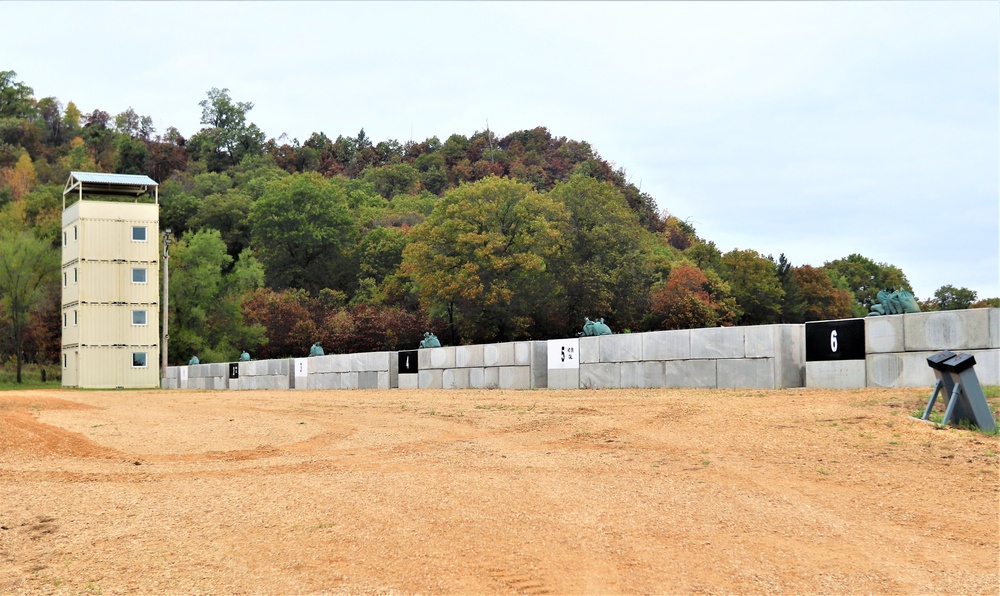 Live-fire shooting range improvements at Fort McCoy