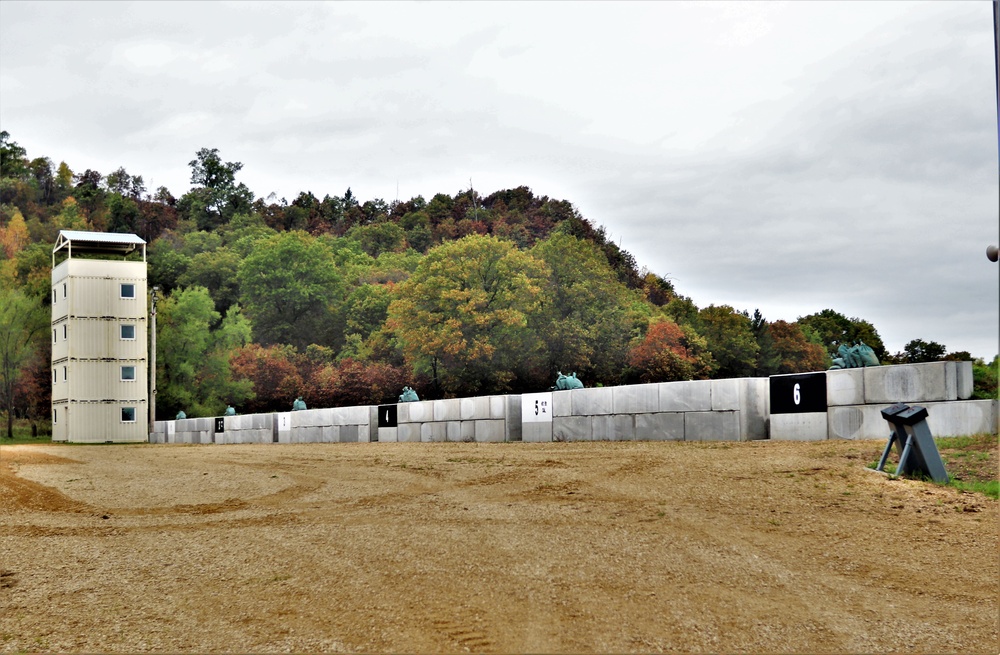 Live-fire shooting range improvements at Fort McCoy