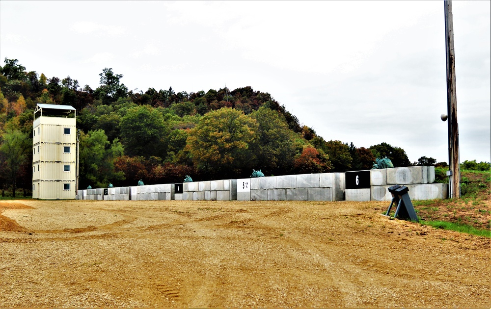 Live-fire shooting range improvements at Fort McCoy