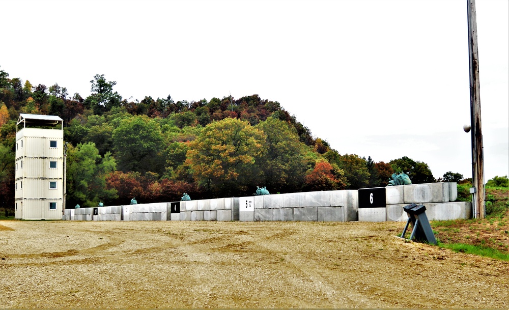 Live-fire shooting range improvements at Fort McCoy